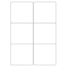 40524 - Label Size 99.1mm x 93.1mm - 6 label(s) per sheet 