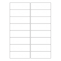 40527 - Label Size 99.1mm x 34mm - 16 label(s) per sheet