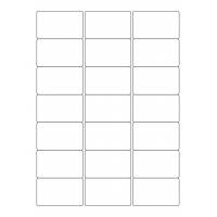 40528 - Label Size 63.5mm x 38.1mm - 21 label(s) per sheet