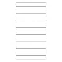 40531 - Label Size 145mm x 16.9mm - 16 label(s) per sheet