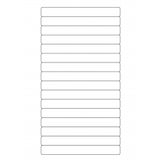 40531 - Label Size 145mm x 16.9mm - 16 label(s) per sheet 