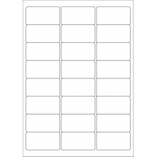 40536 - Label Size 64mm x 33.9mm - 24 label(s) per sheet 