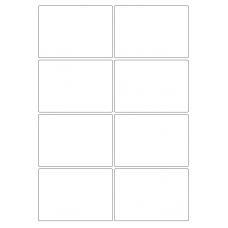 40539 - Label Size 97mm x 68mm - 8 label(s) per sheet 