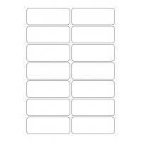 40542 - Label Size 90mm x 35mm - 14 label(s) per sheet
