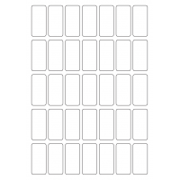 40549 - Label Size 24mm x 51mm - 35 label(s) per sheet