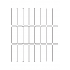 40550 - Label Size 23mm x 73mm - 24 label(s) per sheet 