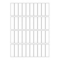 40552 - Label Size 18mm x 63mm - 40 label(s) per sheet