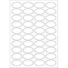40554 - Label Size 45mm x 25mm - 40 label(s) per sheet 