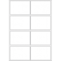 40559 - Label Size 97mm x 66mm - 8 label(s) per sheet