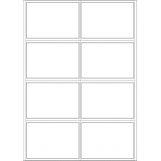 40559 - Label Size 97mm x 66mm - 8 label(s) per sheet 