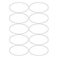 40568 - Label Size 98mm x 52mm - 10 label(s) per sheet