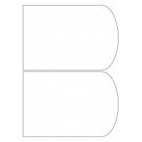 40569 - Label Size 200mm x 136mm - 2 label(s) per sheet