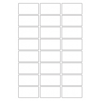 40573 - Label Size 60mm x 32mm - 24 label(s) per sheet