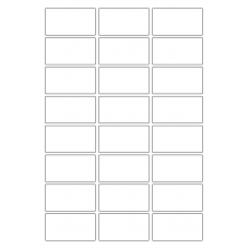 40573 - Label Size 60mm x 32mm - 24 label(s) per sheet 