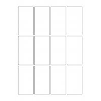 40578 - Label Size 45mm x 84mm - 12 label(s) per sheet