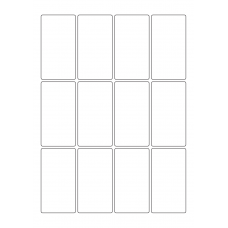 40578 - Label Size 45mm x 84mm - 12 label(s) per sheet 