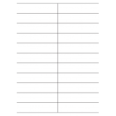 40581 - Label Size 105mm x 25.4mm - 22 label(s) per sheet 