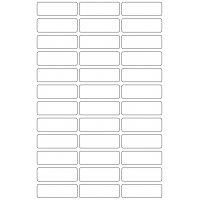 40584 - Label Size 60mm x 20mm - 36 label(s) per sheet