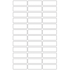40584 - Label Size 60mm x 20mm - 36 label(s) per sheet 