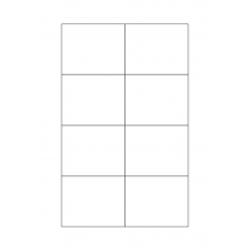 40586 - Label Size 75mm x 60mm - 8 label(s) per sheet 