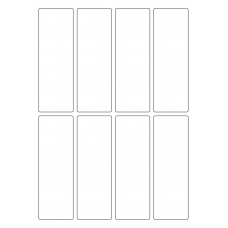 40591 - Label Size 45mm x 135mm - 8 label(s) per sheet 