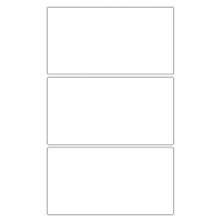 40596 - Label Size 170mm x 90mm - 3 label(s) per sheet