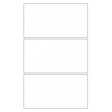 40596 - Label Size 170mm x 90mm - 3 label(s) per sheet 
