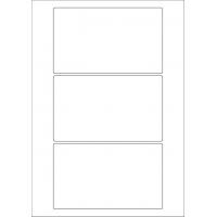 40601 - Label Size 150mm x 90mm - 3 label(s) per sheet