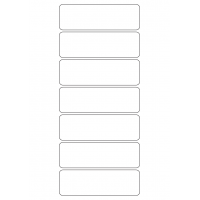 40605 - Label Size 120mm x 38mm - 7 label(s) per sheet