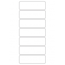 40605 - Label Size 120mm x 38mm - 7 label(s) per sheet 