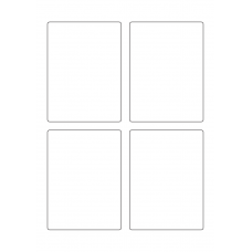 40607 - Label Size 87mm x 117.5mm - 4 label(s) per sheet 