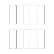 40611 - Label Size 35mm x 105.25mm - 10 label(s) per sheet 
