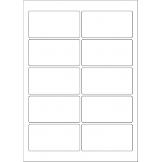 40613 - Label Size 94mm x 49mm - 10 label(s) per sheet 