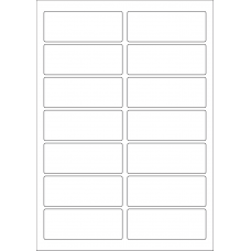 40614 - Label Size 93mm x 36mm - 14 label(s) per sheet 