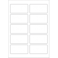 40617 - Label Size 90mm x 45mm - 10 label(s) per sheet