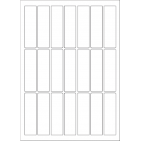 40618 - Label Size 25mm x 89mm - 21 label(s) per sheet