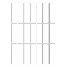 40618 - Label Size 25mm x 89mm - 21 label(s) per sheet 
