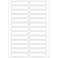 40620 - Label Size 87.53mm x 16.6mm - 26 label(s) per sheet