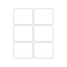 40623 - Label Size 85mm x 70mm - 6 label(s) per sheet 