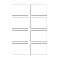 40627 - Label Size 81mm x 55.827mm - 8 label(s) per sheet