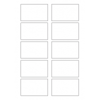 40629 - Label Size 80.081mm x 49.742mm - 10 label(s) per sheet
