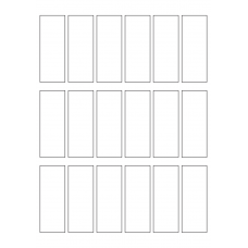 40630 - Label Size 30mm x 80mm - 18 label(s) per sheet 