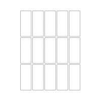 40635 - Label Size 32mm x 75mm - 15 label(s) per sheet