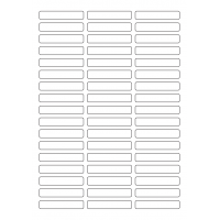 40641 - Label Size 60mm x 11mm - 51 label(s) per sheet