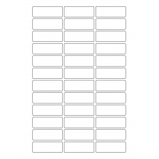 40642 - Label Size 56mm x 20mm - 36 label(s) per sheet 