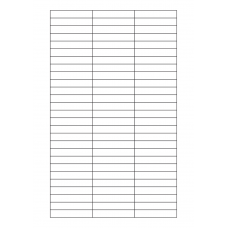 40644 - Label Size 55mm x 10mm - 81 label(s) per sheet 