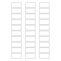 40646 - Label Size 48mm x 23.5mm - 30 label(s) per sheet