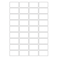 40647 - Label Size 47mm x 28.36mm - 36 label(s) per sheet