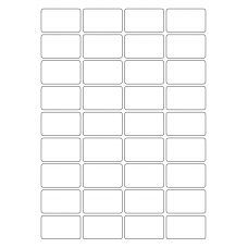 40647 - Label Size 47mm x 28.36mm - 36 label(s) per sheet 