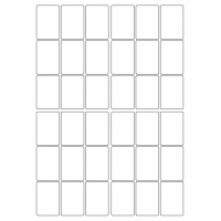 40649 - Label Size 31mm x 45mm - 36 label(s) per sheet